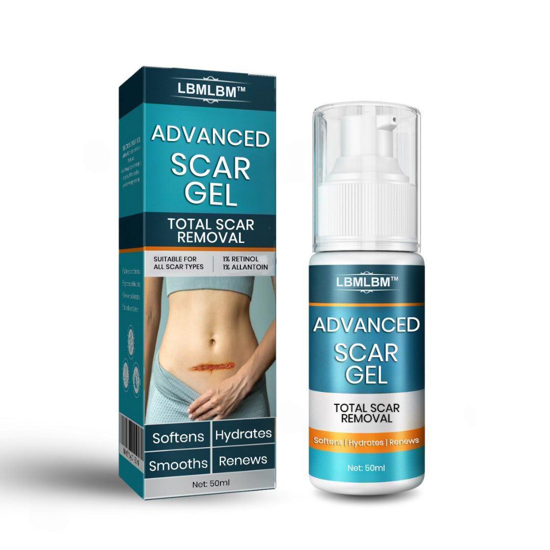 Advanced Medical Grade Silicone Scar Gel - Professional Treatment for C-Section, Surgery, Acne, & Burns (Old & New Scars)