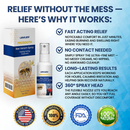 Last Day 60% OFF: Instant Relief Bee Venom Spray – No Messy Creams, No Painful Surgery, Just Spray & Go!